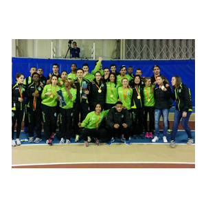 2014 – Campeãs Nacionais de pista coberta pela 19ª vez em 20 anos!