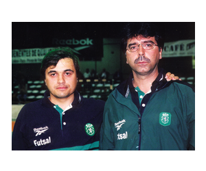 2001 – Campeões Nacionais de Futsal, na despedida de Orlando Duarte