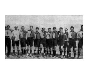 1919 – Campeões Regionais de Futebol pela 2ª vez, num cenário de filme de cowboys