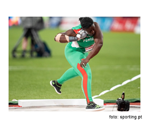 2022 – Auriol Dongmo conquistou medalha de prata no lançamento do peso dos Europeus!