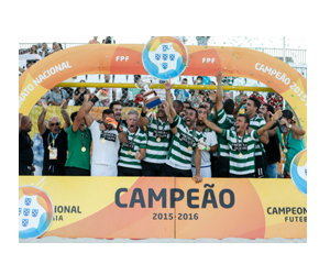 2016 – Campeões Nacionais de Futebol de Praia pela 2ª vez!