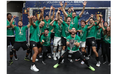 2024 – Com 3-1 ao Benfica, conquistámos a nossa 1ª Taça Ibérica de Voleibol!