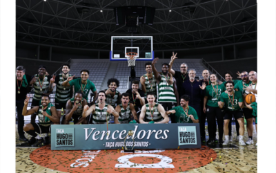 2026 – Basquetebol conquista frente ao Benfica a sua 3ª Taça Hugo dos Santos!